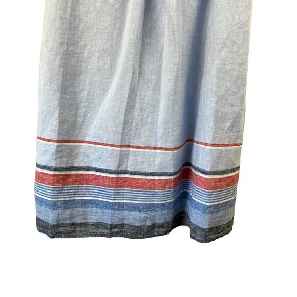 J.Jill Linen A Line Dress Cornflower Multi NWT - Picture 4 of 12